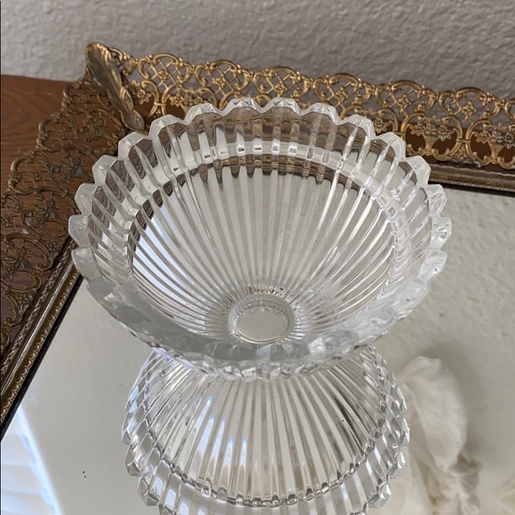 Crystal Art Deco Dish